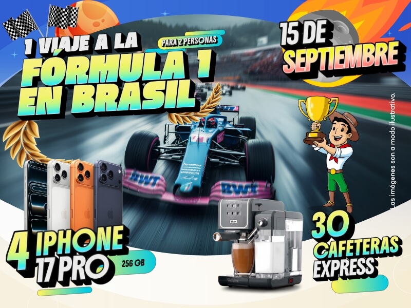 Sorteos Mensuales, de Abril a Octubre