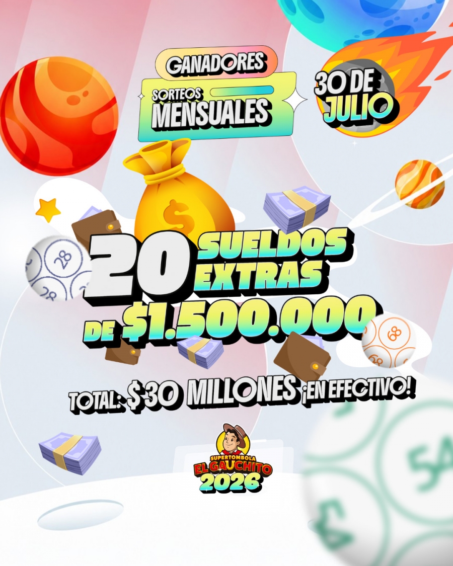 Ganadores E Gauchito Sorteos Mensuales