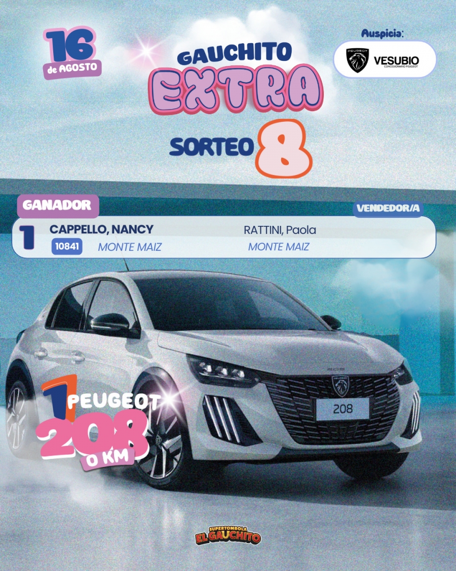 Ganadores Gauchito Extra